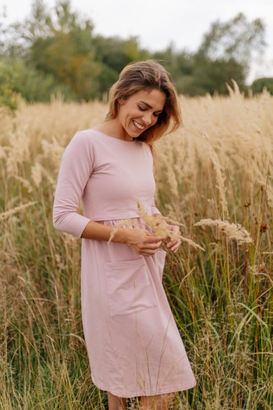 Nursing MIDI dress - different colors - Size: 4XL