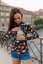 Breastfeeding turtleneck - various designs - Size: XS