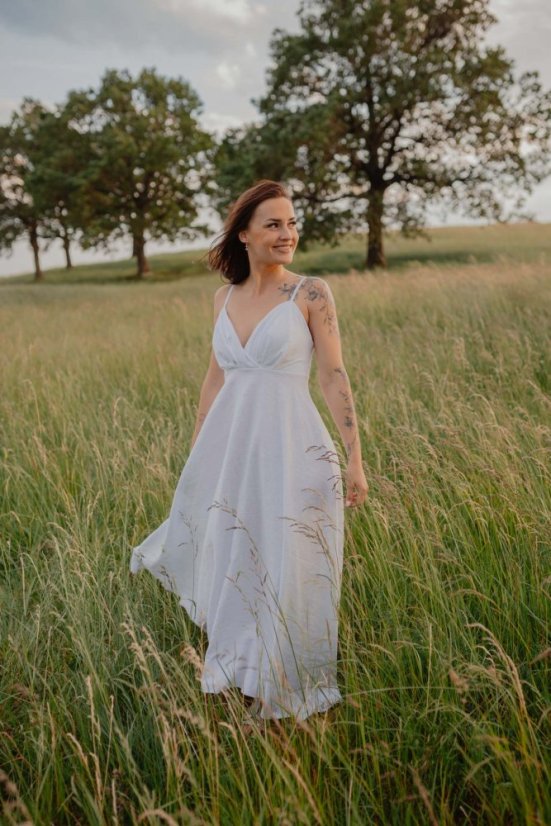 Linen wedding dress – Garnie