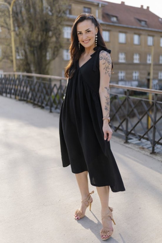 "Aura" dress - black - Size: M/L