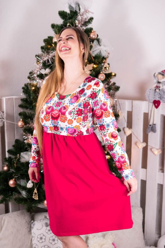"Bohemia" dress - MOM and DAUGHTER - red folk