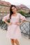 Cotton dress "Maison Waffle" - different colors - Size: XS/S