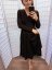 Wrap MIDI dress – black - Size: XL/2XL