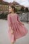 "Boho Breeze" dress MUM AND DAUGHTER - dark old pink - Size: XS/S