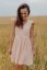 Knitted dress "Valencia" - Peach