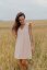 Knitted dress "Valencia" - Peach