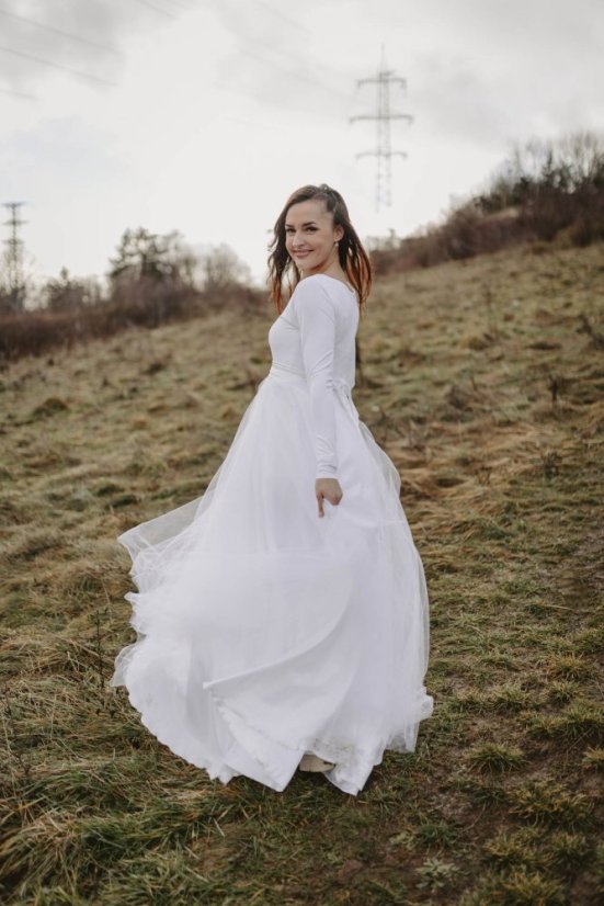 Maternity wedding dress – Tamie