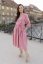 "Boho Breeze" dress - dark old pink - Size: XL/2XL