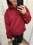 Hoodie mikina ke kojení – bordó - Velikost: XL/2XL