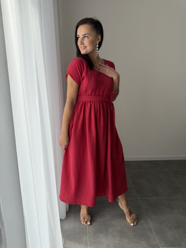 Maxi BOHO muslin dress - MOM AND DAUGHTER - various colors and patterns - Size: XL/2XL