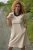 A-line cut dress - Beige