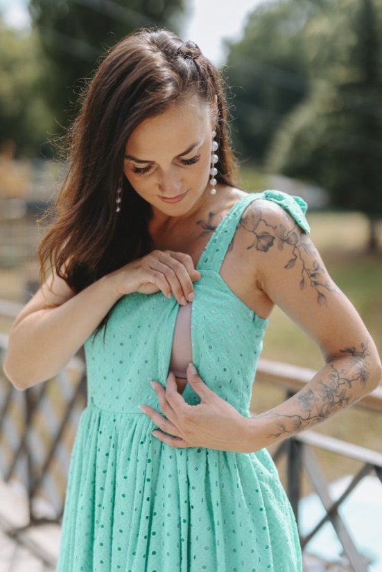 "Aurela romantic" breastfeeding dress - rourquise madeira