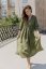 Breastfeeding "Boho Breeze" dress -army green