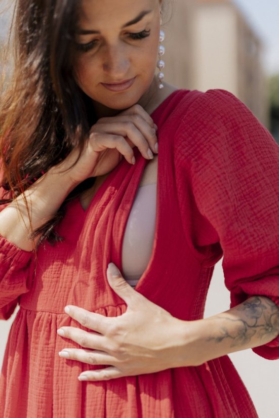 "Boho Breeze" dress -Red - Size: Custom size