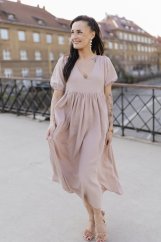 "Boho Breeze" dress - beige