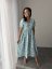 "Boho Breeze" dress MUM AND DAUGHTER - mint leaves - Size: XS/S