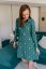MATCHY A-line Christmas dress - Green trees