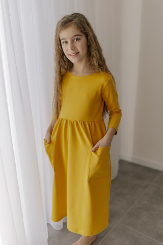 Girls' MIDI dress - various colors