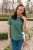 Oversized nursing shirt - Dark mint