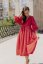 "Boho Breeze" dress -Red - Size: M/L
