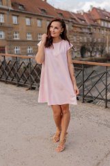Elegantní šaty – MÁMA A DCERA – Bledě ružové