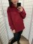 Hoodie mikina ke kojení – bordó - Velikost: XL/2XL