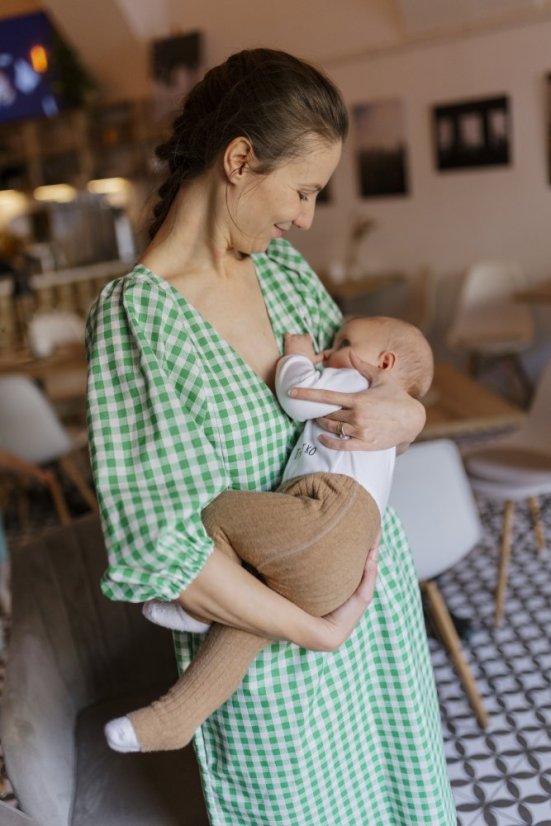 "Tartana" dress - MOTHER AND DAUGHTER - green