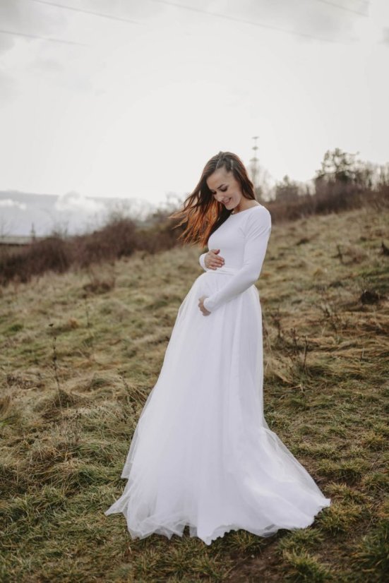 Maternity wedding dress – Tamie