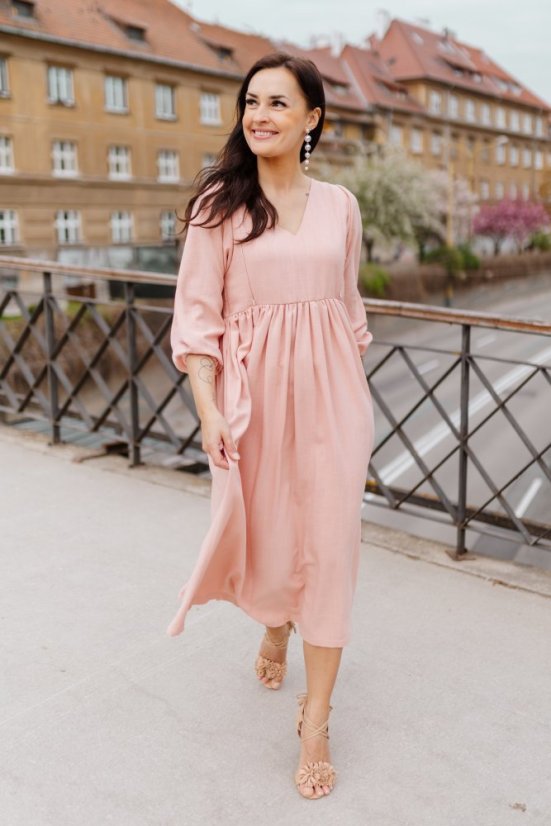 Linen dress "Boho Breeze"  -  different colors