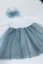 MATCHY formal nursing dress - white - grey - Size: 2XL