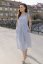 "Aurela" dress - strips - Size: Custom size