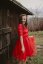 Formal tulle dress - red - Size: XS, Variant: For breastfeeding