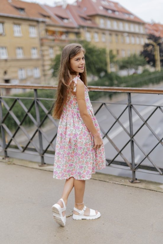 "Aura" dress MUM AND DAUGHTER - flowers