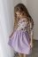 "Bohemia" dress - MOM and DAUGHTER - LILA flowers - Size: M
