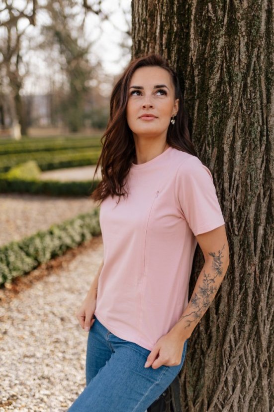 Oversized triko - MÁMA a SYN/DCERA - Starorůžová - Velikost: XXS, Velikost dětské oblečení: 116-122
