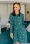 MATCHY A-line Christmas dress - Green trees