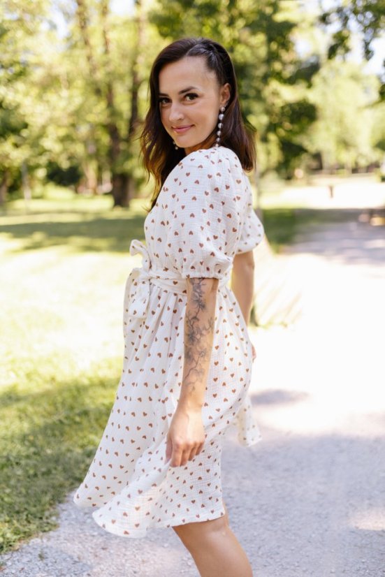 "Boho Breeze" dress MUM AND DAUGHTER - hearts