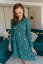 MATCHY A-line Christmas dress - Green trees