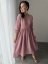 "Boho Breeze" dress - dark old pink - Size: 3XL/4XL