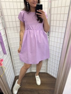 Linen short dress - thinner linen - various colors
