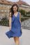 Aura dress MUM AND DAUGHTER - Royal blue