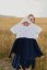 MATCHY muslin dress - Anchor Pattern - Size: XS