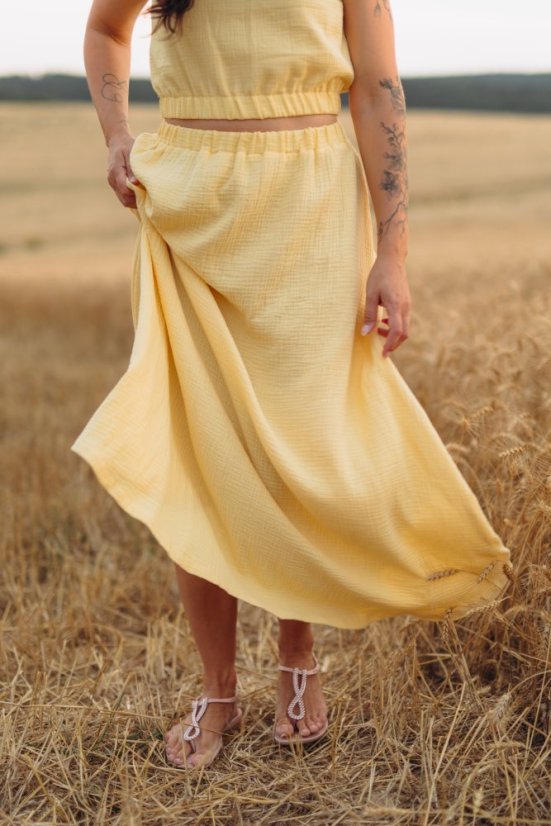 Elia Wrap Muslin Set comfy - banana yellow - Size: UNI 1 (XS - M)