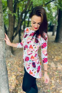 Asymmetrical tunic - romance