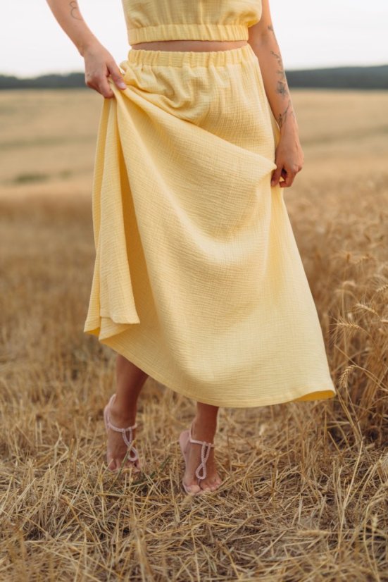 Elia Wrap Muslin Set comfy - banana yellow - Size: UNI 1 (XS - M)