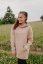 Hoodie mikina – Béžová - Velikost: M/L