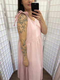 "Aura" dress - basic - old pink