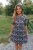A-line cut dress - daisies