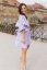 Evening dress – MOTHER AND DAUGHTER – lila - Size: M/L, Variant: For breastfeeding, Children's clothing size: 140-146