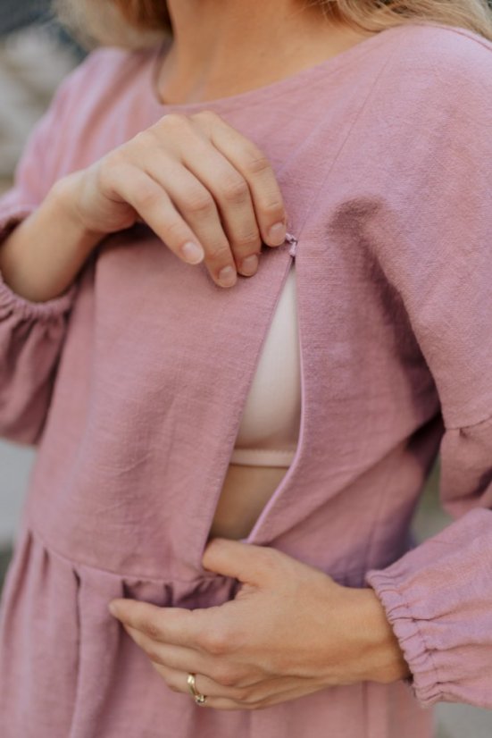 Šaty "Maison Linen" - MÁMA A DCERA – Různé barvy - Velikost: XL/2XL